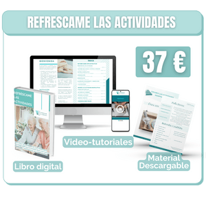 Programa Refrescame las Actividades con libro digital, video tutoriales y material descargable por 37 euros