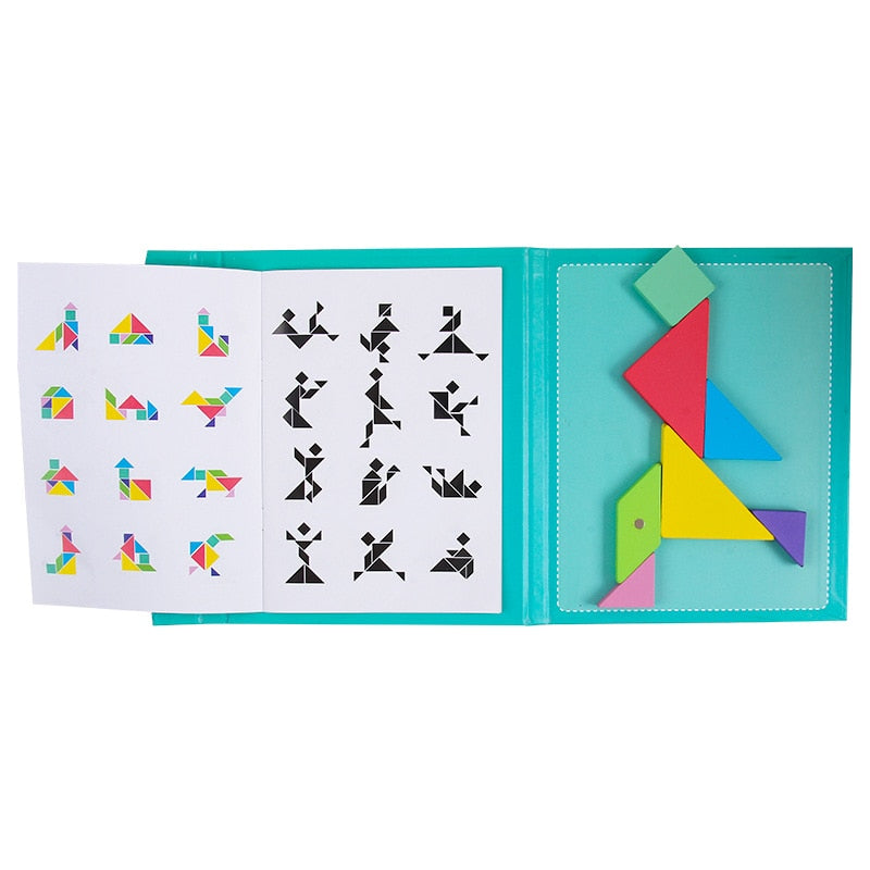 Juego Tangram magnético